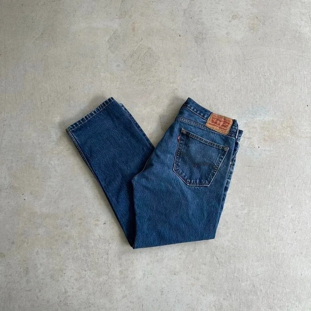 Vintage 505 Levi's Denim Blue Jeans Size 34x29